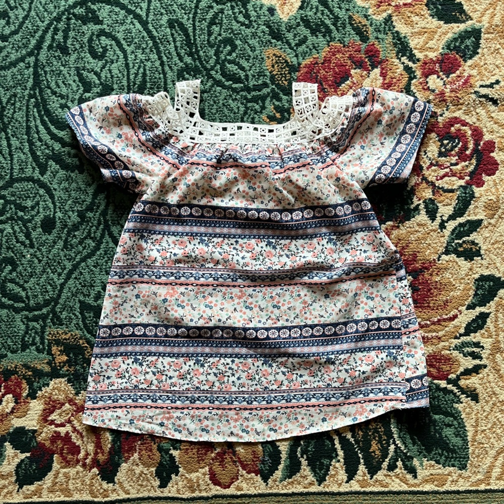 Girls Blouse Size M (10-12)